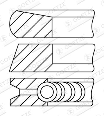 SET SEGMENTI PISTON