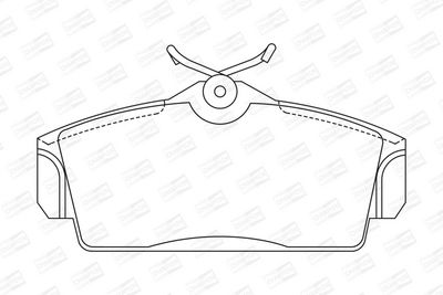 BREMSBELAGSATZ SCHEIBENBREMSE CHAMPION 572422CH 1