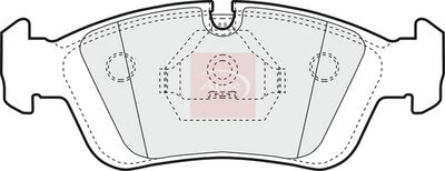 APEC Brake Pad Set, disc brake PAD725