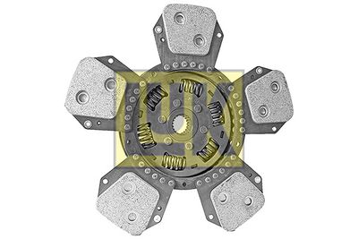 Koppelingsplaat/plaat keramiek (327mm aantal peddels: 5)