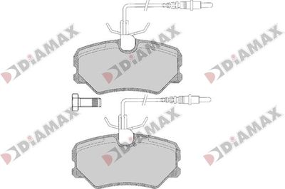 DIAMAX N09836 Тормозные колодки и сигнализаторы  для PEUGEOT 405 I Break (15E) 1.9