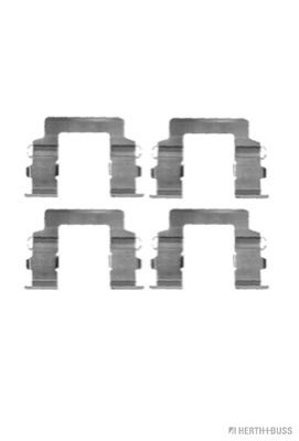 Комплектующие, колодки дискового тормоза HERTH+BUSS JAKOPARTS J3665004 для MITSUBISHI ECLIPSE