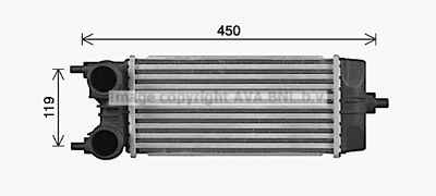 Интеркулер AVA QUALITY COOLING FD4688 для FORD ECOSPORT