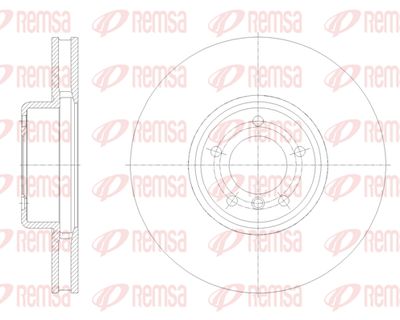 REMSA 62126.10 Гальмівні диски 
