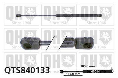 QUINTON HAZELL QTS840133 Амортизатор багажника и капота  для AUDI 80 (Ауди 80)