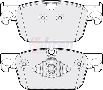 Fahren Brake Pad Set, disc brake FBP3853