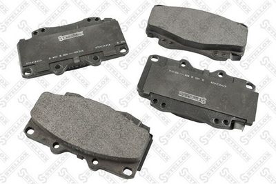 комплект спирачно феродо, дискови спирачки STELLOX 000 161B-SX