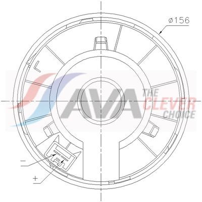 вентилатор вътрешно пространство AVA Clever Choice FD8726