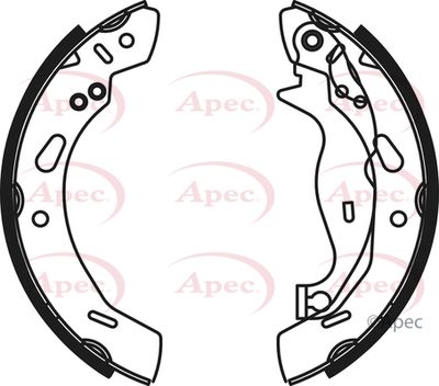 Brake Shoe Set APEC SHU799