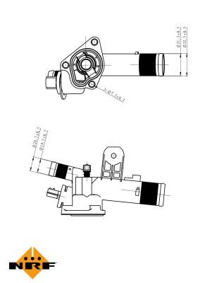 Thermostat, coolant 725082