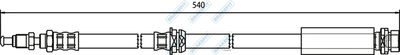 APEC Brake Hose BHO4131