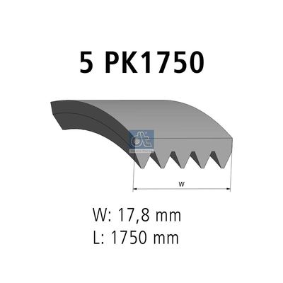 пистов ремък DT Spare Parts 4.81420