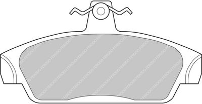 комплект спирачно феродо, дискови спирачки FERODO RACING FDS603
