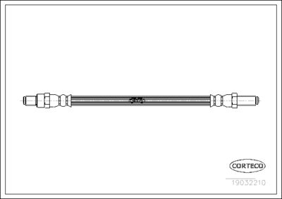 Тормозной шланг CORTECO 19032210 для ASTON MARTIN DBS