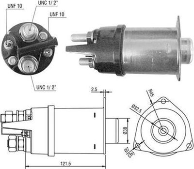 MAGNETI MARELLI Solenoidinis jungiklis, starteris