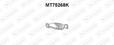 VENEPORTE MT75268K Катализатор для MITSUBISHI PAJERO II Canvas Top (V2_W, V4_W)