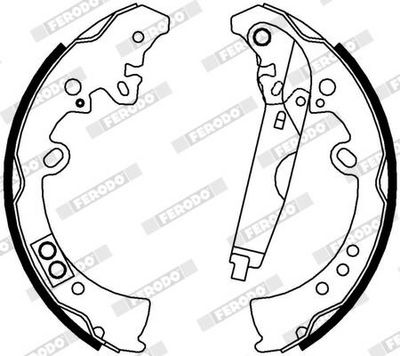 SET SABOTI FRANA FERODO FSB4010 2