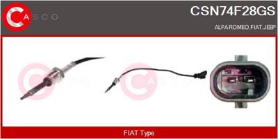 SENZOR TEMPERATURA GAZE EVACUARE