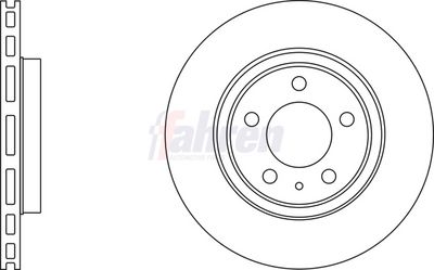 Fahren Brake Disc FBD6257