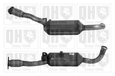 Filtr sadzy / filtr cząstek stałych, układ wydechowy QUINTON HAZELL QDPF11285H