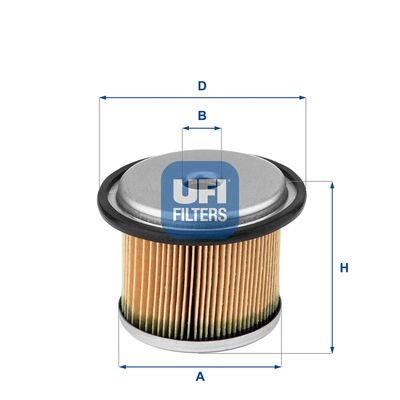 Топливный фильтр UFI 26.676.00 для HYUNDAI LANTRA