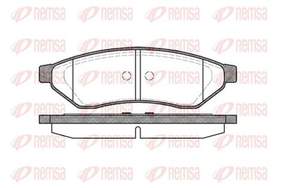 Brake Pad Set, disc brake 1049.00