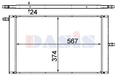 NIEDERTEMPERATURKüHLER LADELUFTKüHLER AKS DASIS 027005N