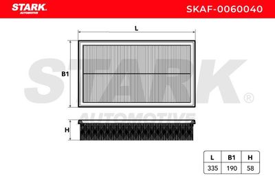 въздушен филтър STARK SKAF-0060040