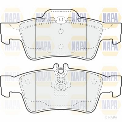 Brake Pad Set NAPA NBP1257