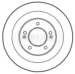 BORG & BECK BBD5231 Тормозные диски  для HYUNDAI i40 I CW (VF) 1.6 CRDi