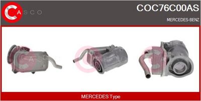 Modul olejového filtru CASCO COC76C00AS