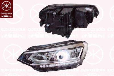 Основная фара KLOKKERHOLM 95510182A1 для VW TOURAN