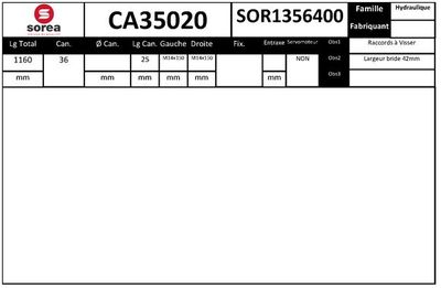 LENKGETRIEBE SNRA CA35020