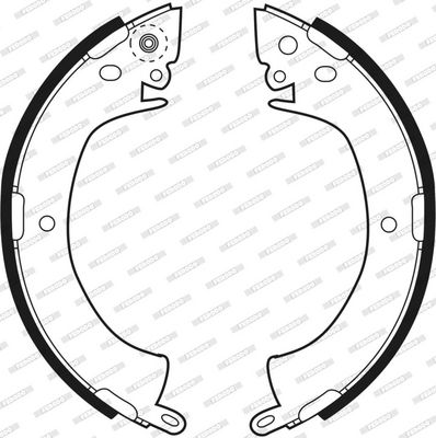 BREMSBACKENSATZ FERODO FSB249 2