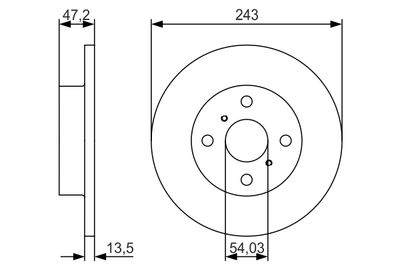 DISC FRANA BOSCH 0986479R87