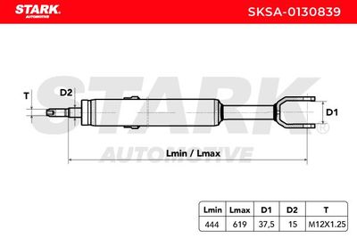амортисьор STARK SKSA-0130839