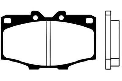 Kavo Parts Stabdžių trinkelių rinkinys, diskinis stabdys