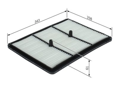 BOSCH Oro filtras