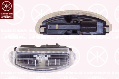 Фонарь освещения номерного знака KLOKKERHOLM 60320850 для RENAULT CLIO