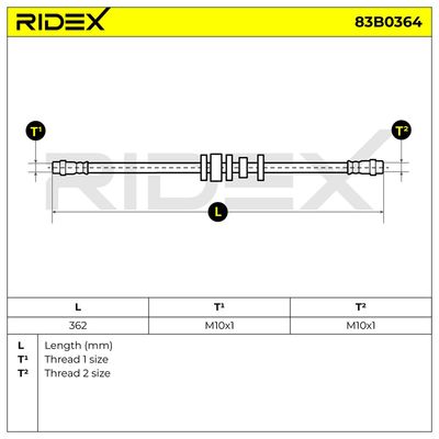 спирачен маркуч RIDEX