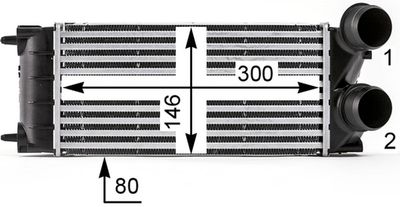 INTERCOOLER COMPRESOR MAHLE CI528000P 7