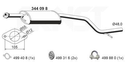 MITTELSCHALLDäMPFER