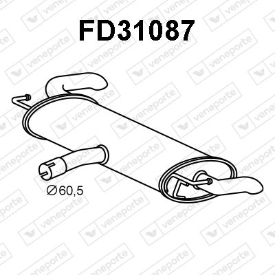 ENDSCHALLDäMPFER VENEPORTE FD31087
