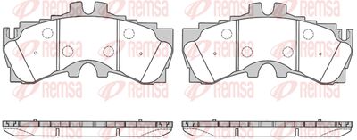 Комплект тормозных колодок, дисковый тормоз REMSA 1789.00 для LEXUS LC