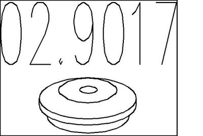 TAMPON CAUCIUC AMORTIZOR ESAPAMENT MTS 029017