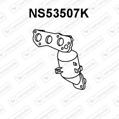 Катализатор VENEPORTE NS53507K для NISSAN NOTE