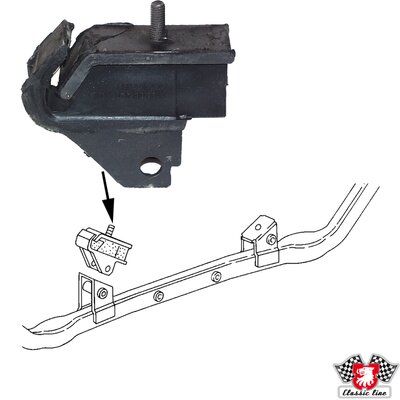 JP GROUP 1117901000 Подушка двигателя  для VW TRANSPORTER (Фольцваген Транспортер)