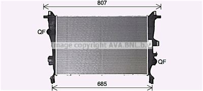 AVA QUALITY COOLING FT2466 Крышка радиатора  для FIAT 500X (Фиат 500x)