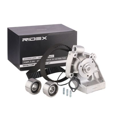 водна помпа+ к-кт ангренажен ремък RIDEX 3096W0302