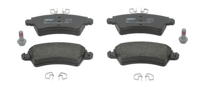 Sada brzdových destiček, kotoučová brzda JURID 573036J